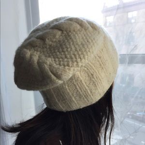 Nirvana Designs - Cable Knit Wool Slouch Hat